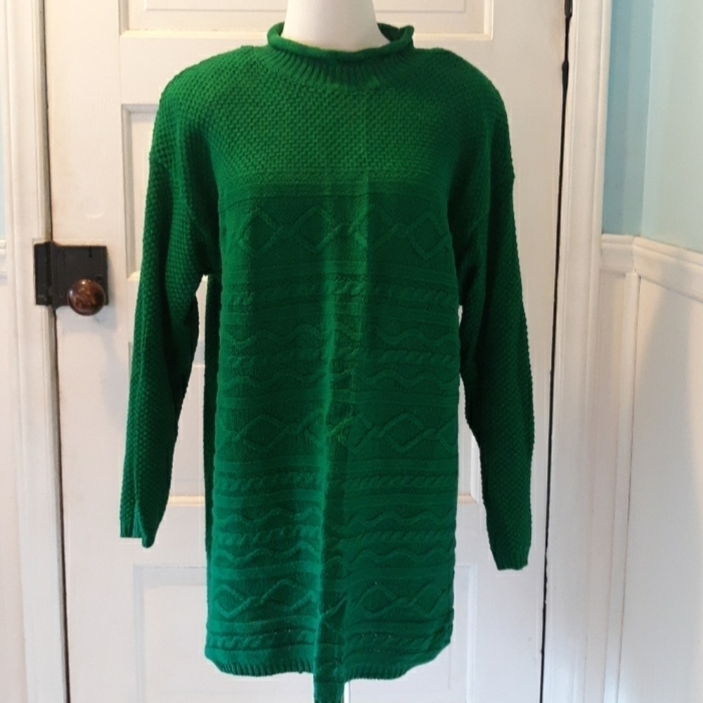 Vintage Forelli green long legging sweater